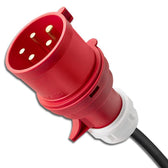 Ładowarka Qoltec do samochodu elektrycznego EV z regulacją 2w1 Typ2 | 11kW | CEE 5 PIN | Wi-Fi | LCD | 3 fazy | Przenośna | Wallbox | 5m