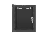 Szafa instalacyjna Rack wisząca 10" 6U 280x310mm czarna Lanberg (flat pack)