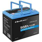 Akumulator LiFePO4 Qoltec Litowo-Żelazowo-Fosforanowy | 12.8V | 50Ah | 640Wh | BMS