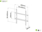 Uchwyt ścienny Techly 23"-55", 45kg slim