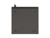 Szafa instacyjna Rack Lanberg Wisząca 10" 4U 300x300 Drzwi Przeszkolone (flat pack) Czarna