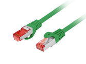 Patchcord Lanberg S/FTP kat.6 15m LSZH CU fluke passed zielony
