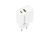 Ładowarka sieciowa Natec Ribera 1x USB-A + 1x USB-C 20W biała