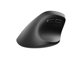 Mysz bezprzewodowa Natec Crake 2 Bluetooth 5.2 + 2.4GHz 2400DPI wertykalna czarna dla leworęcznych