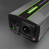 Przetwornica napięcia Qoltec Monolith | ładowanie baterii | UPS | 1000W | 2000W | 12V na 230V | Czysty Sinus