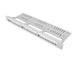 Patch panel pusty Lanberg PPKS-1124-S 24 port 1U 19" z organizerem do modułów keystone szary