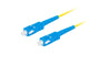 Patchcord światłowodowy Lanberg SM SC/UPC-SC/UPC SIMPLEX 3.0mm LSZH G657A1 2m żółty