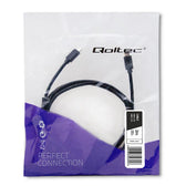 Kabel USB Qoltec 2.0 typ C męski | USB 2.0 typ C męski | 2m | Czarny