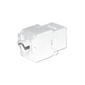 Moduł keystone Jack RJ45 kat. 6A UTP, beznarzędziowy, biały Netrack