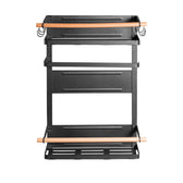 Półka magnetyczna na lodówkę / pralkę Maclean MC-910 czarna, 12kg max