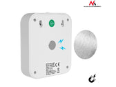 Lampa LED schodowa z sensorem ruchu Maclean MCE236, magnes, haczyk, temperatura 4000K, zasięg 3-4m, akum 3.7V/500mAh, 4 LED SMD2835