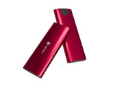 Obudowa SSD zewnętrzna Natec Rhino M.2 NVMe Lite USB-C 3.2 Gen 2 Ruby Red