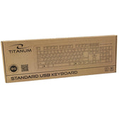 Klawiatura przewodowa Titanum TK101BG BULGARIAN USB czarna