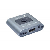 Przełącznik Techly HDMI 2.1 8K*60Hz 2x1 z Pilotem IR, 2-Portowy
