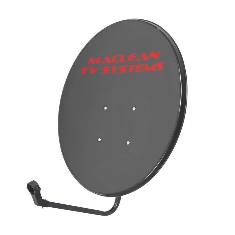 Antena satelitarna Maclean TV System MCTV-926 stal fosforowana, grafit, 65cm