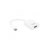 Adapter Techly USB31-HDMI USB-C 3.1 na HDMI M/Ż, biały 0,15m IADAP