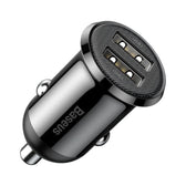 Ładowarka samochodowa Baseus Grain Pro z dwoma gniazdami USB 4.8A