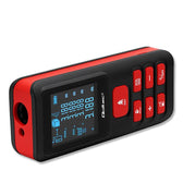 Dalmierz Qoltec laserowy z poziomicą | podświetlany LCD | 50m