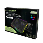 Podstawka chłodząca pod notebook Esperanza EGC109 LED RGB GALERNE Gaming