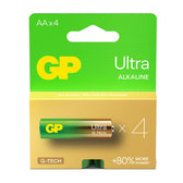 Bateria alkaliczna AA / LR6 GP Ultra Alkaline G-TECH - 4 sztuki