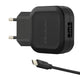 Ładowarka sieciowa Qoltec 12W | 5V | 2,4A | USB | +kabel MicroUSB