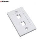 Panel 2-portowy Intellinet na moduły Keystone