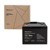 Akumulator AGM Qoltec 12V | 80Ah | 23,5kg