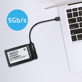 Kabel adapter Qoltec SATA | Przejściówka na dysk SSD HDD 2.5" | USB 3.0 | Super speed 5Gb/s | 2TB