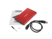 Obudowa na dysk HDD/SSD Natec RHINO Go USB 3.0 2,5" SATA czerwona