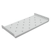 Półka do szafy RACK Qoltec stała | 490*250 | Szara