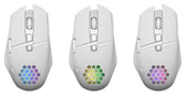 Mysz bezprzewodowa Defender GLORY GM-514 optyczna 3200dpi biała RGB AKUMULATOR 7 przycisków Gaming