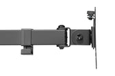 Uchwyt biurkowy pojedyncz (zacisk) DIGITUS 1xLCD max. 32"max. 8kg uchylno-obrotowy 270°