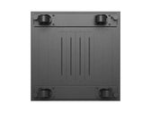 Szafa instalacyjna Rack Lanberg stojąca 19" 24U 600x600 czarna drzwi przeszklone LCD (flat pack) V2
