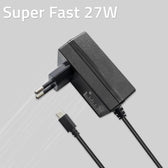 Ładowarka Qoltec Super FAST PD do Raspberry PI 5 | USB-C | 27W | 5-12V | 1.8-5A | Czarny