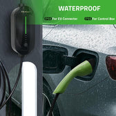 Ładowarka Qoltec do samochodu elektrycznego EV z regulacją 2w1 typ2 | 3.5kW | 230V | LCD | LED | 5m