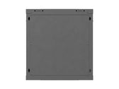 Szafa instalacyjna Rack Lanberg wisząca 19" 12U 600x600 czarna drzwi perforowane (flat pack)