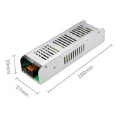 Zasilacz impulsowy LED Qoltec IP20 | 150W | 12V | 12.5A | Slim