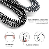 Kabel USB 2.0 Maclean MCE482 USB A - USB C M/M Fast Charge 5V/2,4A czarno-biały 2m