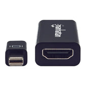 Kabel konwerter/adapter Manhattan Mini DisplayPort / HDMI M/F 0,15m 1080p