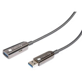 Kabel / Przedłużacz Techly Aktywny Kabel Optyczny AOC USB 3.2 Gen1 A-A 20m czarny