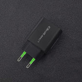 Ładowarka sieciowa Qoltec 18W | 5-12V | 1.5-3A | USB typ C PD | USB QC 3.0 | Czarna