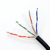 Kabel sieciowy Qoltec Patchcoed skrętka UTP | CAT6 | High speed 1Gb/s | LAN | 50m | Czarny
