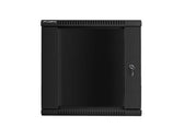 Szafa instalacyjna Rack wisząca 19" 12U 600x600 czarna Lanberg (flat pack)