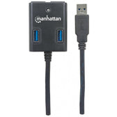 Hub USB Manhattan 4-portowy USB3.0 SuperSpeed