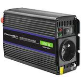 Przetwornica napięcia Qoltec Monolith 600 MS Wave | 12V na 230V | 300/600W | USB