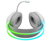 Słuchawki z mikrofonem Defender ECLIPSE RGB USB białe + GRA
