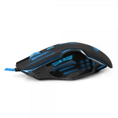 Mysz przewodowa Esperanza MX403 Apache optyczna Gaming 6D USB niebiesko-czarna