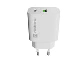 Ładowarka sieciowa Natec Ribera 1x USB-A + 1x USB-C 20w biała