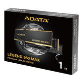 Dysk SSD ADATA LEGEND 960 MAX 1TB M.2 PCIe NVMe 1.4 (7400/6000 MB/s) 2280 3D NAND