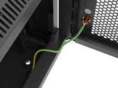 Szafa instalacyjna Rack Lanberg wisząca 19" 9U 600x600 czarna drzwi perforowane (flat pack)